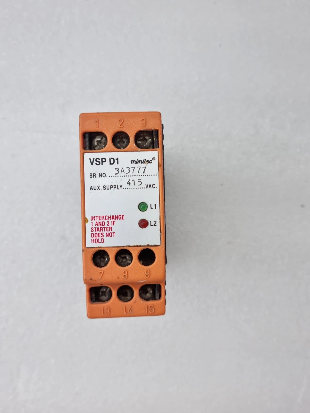 MINILEC VSP D1 PHASE FAILURE RELAY FREE SHIP